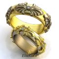 Роскошные обручальные кольца Convesso Completo в стиле Барокко