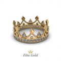 Роскошное авторское кольцо-корона Eden с камнями по ободку