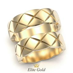 кольца Crush в желтом золоте 585
