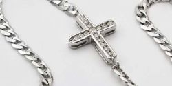 cross with diamonds