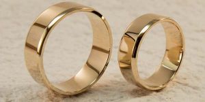 smooth wedding rings