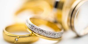 свадебные кольца комбинированные