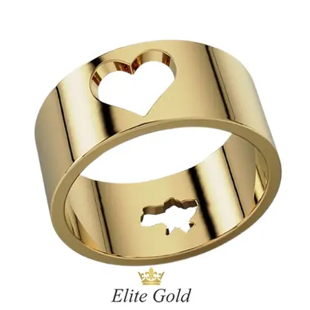 Bespoke woman's ring Stand With Ukraine