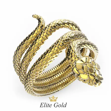 кольцо Serpenti в виде змеи, модель Large