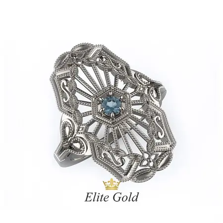 Bespoke Art Deco ring