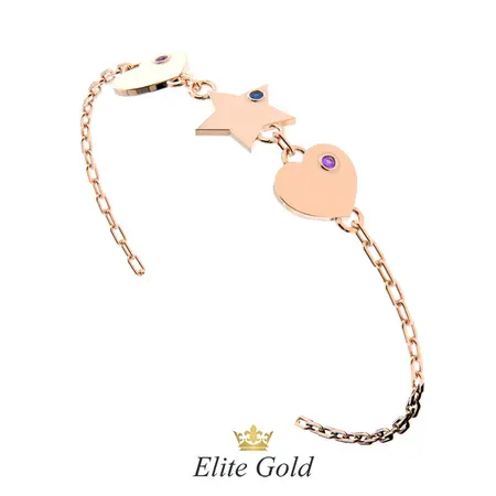 Bespoke Hearts & Stars Bracelet