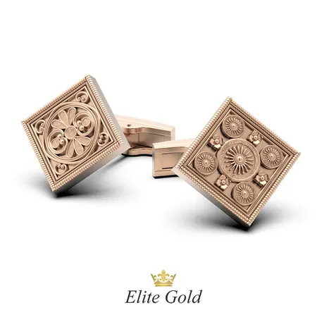 Exclusive vintage-themed Tesoro cufflinks