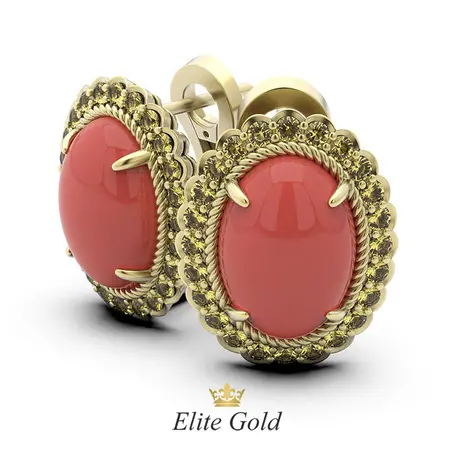 Vintage inspired Leora earrings