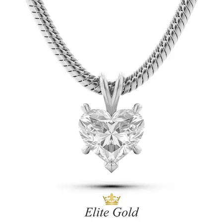 Bespoke Chloe heart-shaped pendant
