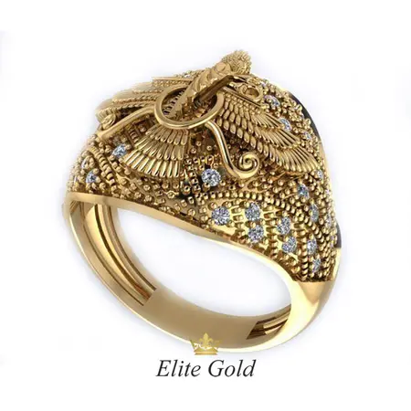 Fantasy bespoke Faravahar ring