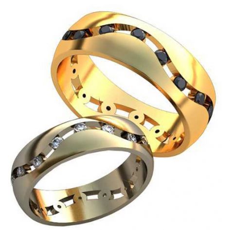 Дизайнерские обручальные кольца Nona