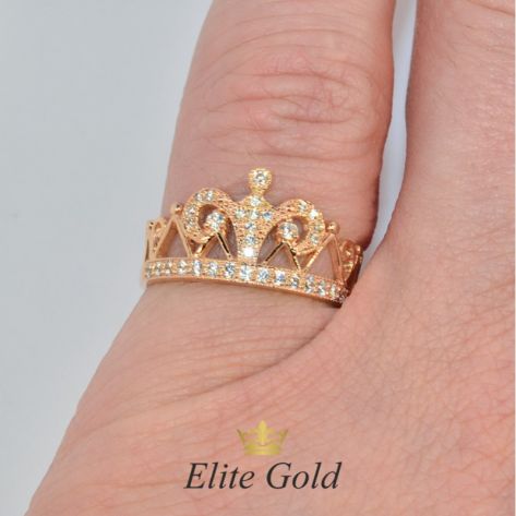 кольцо корона широкое на руке
