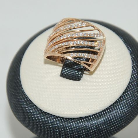 женское широкое кольцо 0858