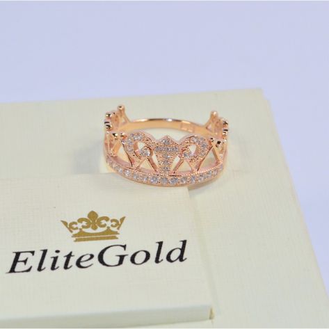 широкое кольцо корона