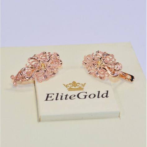 серьги без камней с узорами пример с камнями