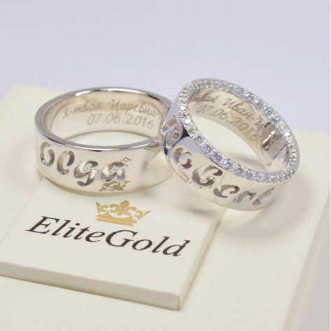 обручальные кольца с именами