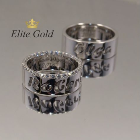 обручальные кольца с именами