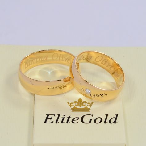 классические обручальные кольца