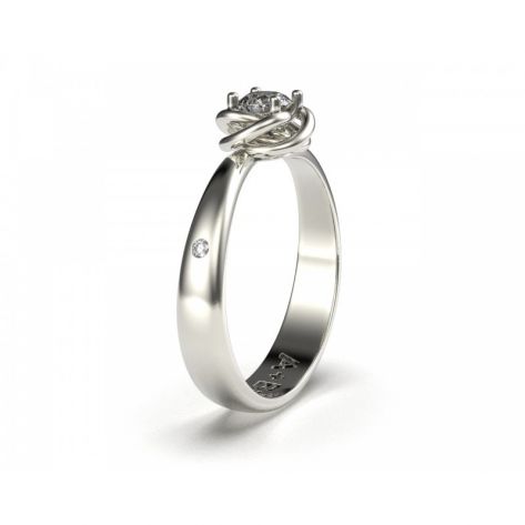 женское кольцо мира вид сбоку