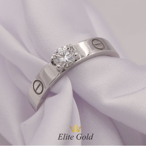 кольцо в стиле Cartier Love, вид сбоку