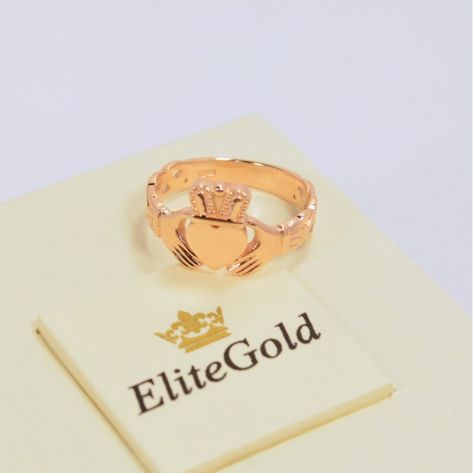 кольцо в красном золоте
