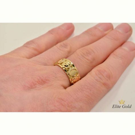 кольцо луна и солнце на руке