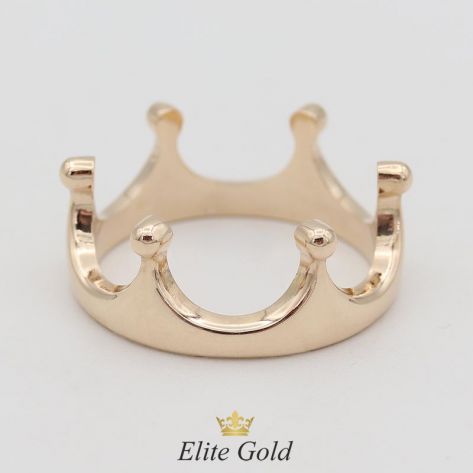 корона в классическом красном цвете золота