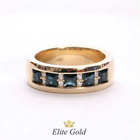 мужское кольцо в красном золоте