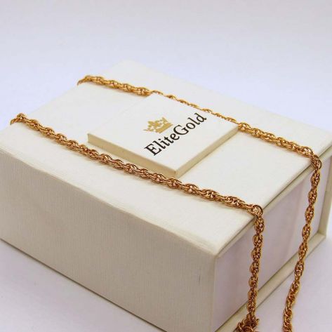 цепь в красном золоте фото