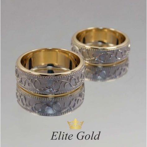 ажурные обручальные кольца без камней