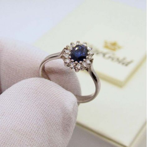 кольцо Принцессы Дианы, уменьшенная копия