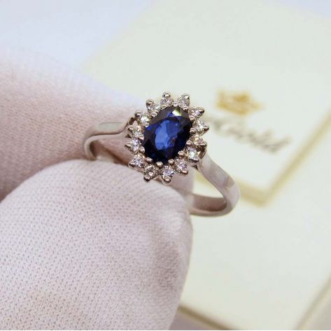 кольцо Принцессы Дианы, уменьшенная копия