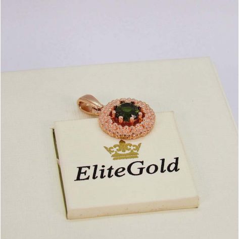 подвеска Maestra с турмалином