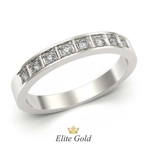 кольцо Aviva с модификацией: 8 камней вместо 10