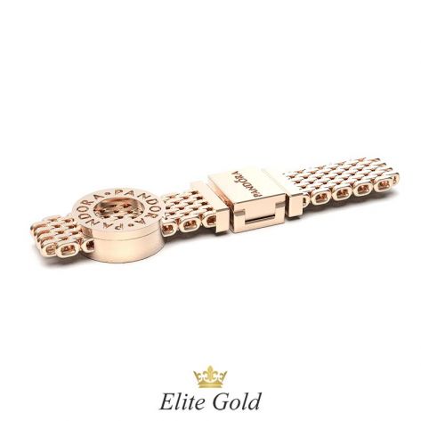 браслет Pamberley в красном золоте - вид сбоку