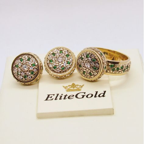 Авторские серьги Fidella и кольцо