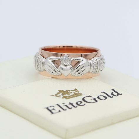 кольцо Always & Forever в белом и красном золоте