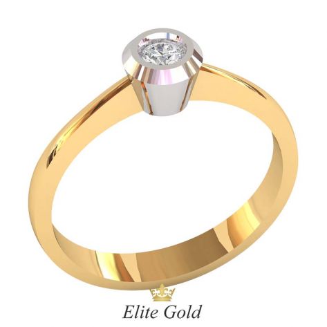 кольцо Solana в 2 цветах золота
