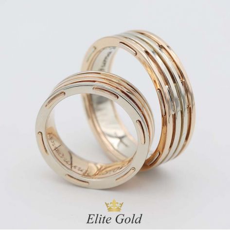 кольца Простые линии - оба без камней