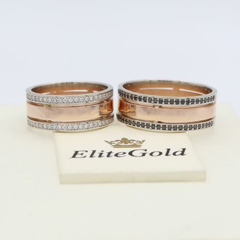 обручальные кольца Only Love с камнями