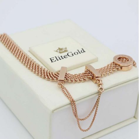 браслет Pamberley в виде ремешка в красном золоте