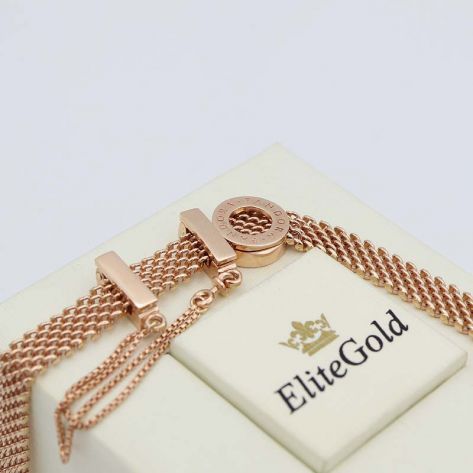 браслет Pamberley в виде ремешка в красном золоте