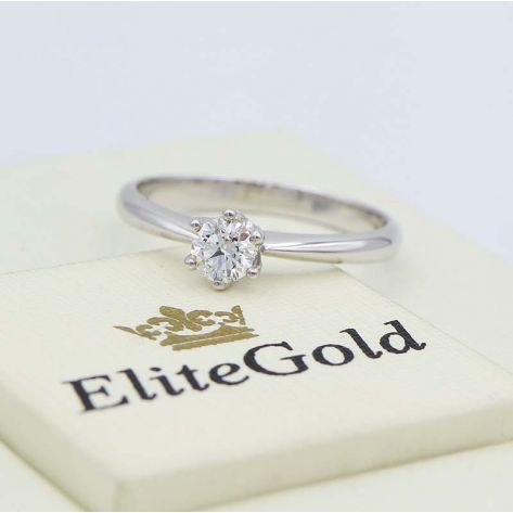 кольцо Cara в белом золоте