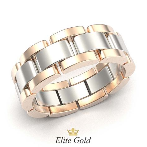 в красном и белом золоте без камней