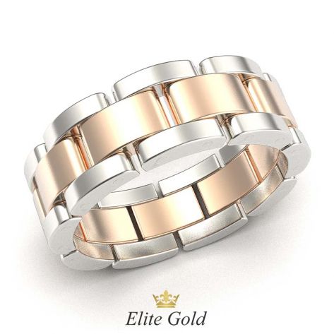 в красном и белом золоте без камней