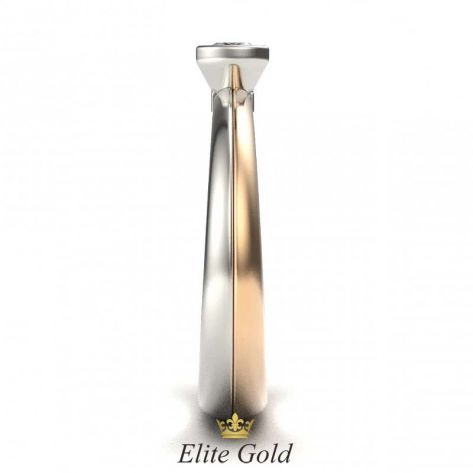 кольцо для помолвки Harlow - вид сбоку