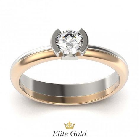 кольцо для помолвки Harlow - вид сверху