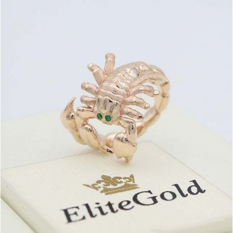 кольцо Скорпион - версия с глазками