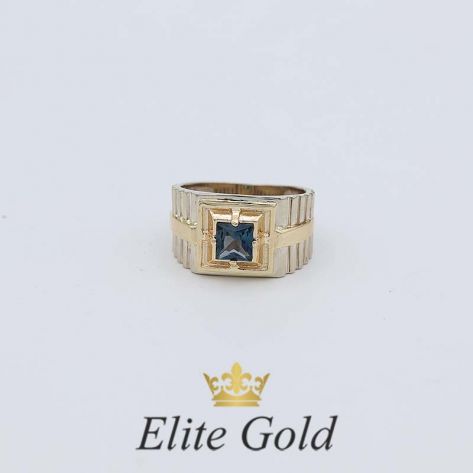 в белом и лимонном золоте с топазом лондон