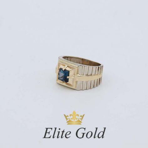 в белом и лимонном золоте с топазом лондон